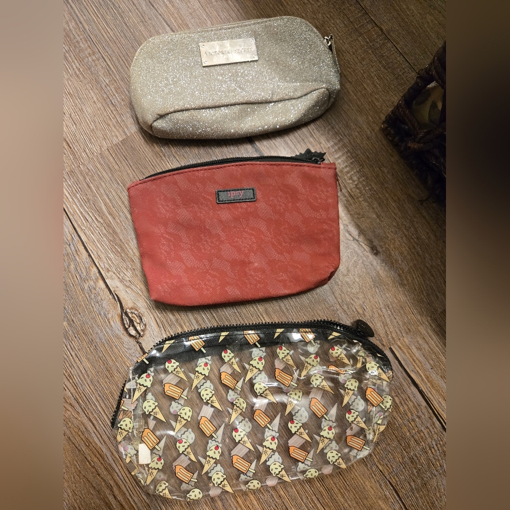 Bundle Of 3 Cosmetic Bags